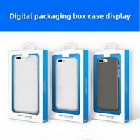 Boîte d'emballage pour téléphone portable, boîte numérique 3C, support intérieur en PVC transparent, personnalisation transfrontalière DZ-003 Offset