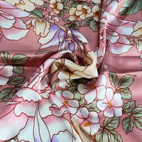 Tissu en soie imprimé, motif personnalisé, soie de mûrier 14/16/19/22/25 momme