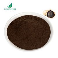 Fabriek Zwart Knoflookpoeder Prijs 1-5% Allicine Poeder Kopen Zwarte Knoflook