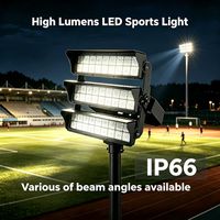 Proyector LED Antideslumbrante de Aluminio Fundido a Presión de 250-1500W, IP66, con Múltiples Ángulos de Haz para Campos de Fútbol y Estadios, Certificado ROHS