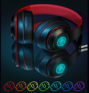 BH10 New Fashion CE BQB FCC Noise Cancelling Wireless Headset LED Light <strong>Bluetooth</strong> Headphones Build in <strong>Microphone</strong> for Gaming - Product Image 3