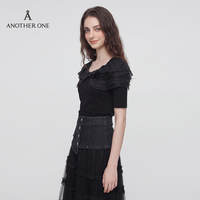 Kaos Wanita Lengan Pendek O-Neck Katun Spandex Bernapas Regular Fit untuk Musim Panas