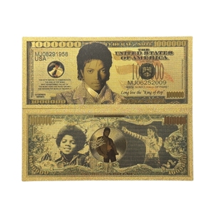 Güzel Amerika Jackson Altın Banknotu Güzel Ünlü Banknotları 24 Ayar Altın Kaplama Hediyelik - Product Image 1