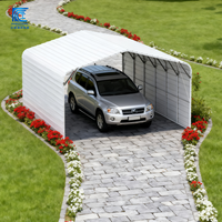 Garaje Modular Prefabricado de Estructura de Acero con Montaje Rápido para Estacionamiento de Automóviles y Almacenamiento Industrial