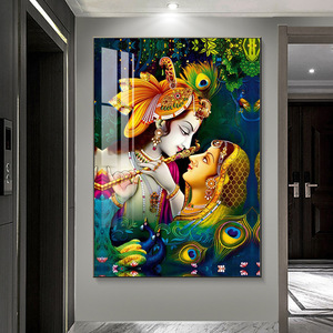 ภาพวาดศิลปะสมัยใหม่ เทพเจ้าฮินดู <span class=keywords><strong>พระ</strong></span>ศิวะ ภาพติดผนัง <span class=keywords><strong>พระ</strong></span>พุทธรูป ภาพวาดบนกระเบื้องพอร์ซเลน สำหรับตกแต่งบ้าน - Product Image 5