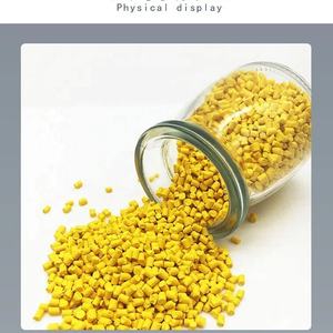 플라스틱 착색제 불투명 자외선 차단 주입 마스터배치 레몬 옐로우 PE 마스터배치 플라스틱 쓰레기통용 - Product Image 3