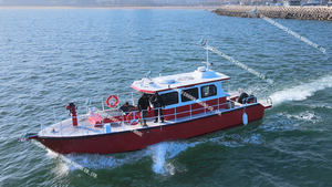 Bote de Rescate Contra Incendios de Aluminio con Certificación CE DK-FR - Cañón de Agua de Alta Capacidad y Camilla para Respuesta a Emergencias - Product Image 4