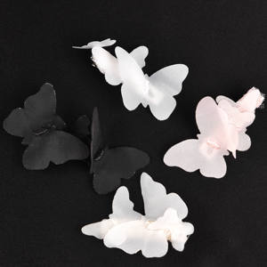 Bandeaux de mode pour filles pour l'été et le printemps Clips et accessoires pour bébés papillon en mousseline de soie - Product Image 4