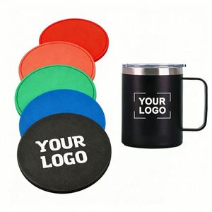 Sous-verre en silicone résistant à la chaleur pour restaurant, hôtel, bar, café, cadeau promotionnel d'entreprise, logo personnalisé, vente en gros - Product Image 1