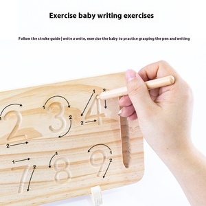 Ce CPC trẻ em toán học hỗ trợ giảng dạy Montessori ngón tay đếm trò chơi đồ chơi cho trẻ em giáo dục toán học đồ chơi bằng gỗ - Product Image 4