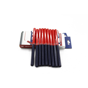 Crayon de charpentier durable, hexagonal, double tête, rouge et bleu, pour le travail du bois, mine colorée résistante aux bris, pour chantier de construction - Product Image 2