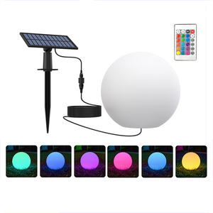 Luz de jardín IP68, linterna LED recargable, LED lámpara de pie, bola redonda LED, luz exterior para Parque, césped, luces solares enterradas - Product Image 6