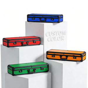 Estuche de envío de pistola de transporte de aluminio duradero de carcasa dura profesional del fabricante de Venta caliente con acolchado de espuma personalizado - Product Image 4