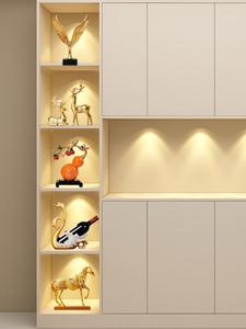 Luxury Modern Resin Crafts Wine Cabinet Ornament High-End Folk Art for Living Room TV Cabinet <b>Decoration</b> for Housewarming New - Product Image 1