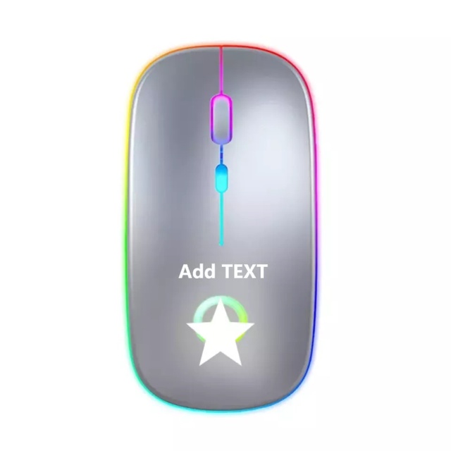 New Rechargeable Computer USB Gaming Mouse Right Ergonomic Design Programmable Buttons Portable Wireless Silent LED Colorful