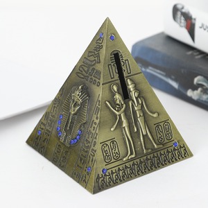 Hot Selling <strong>Egyptian</strong> Pyramids Metal Crafts Die Cut Logo and Angel Theme Creative <strong>Home</strong> <strong>Decoration</strong> and Travel Souvenirs - Product Image 3