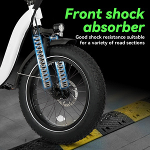Vélo électrique pliable pour adultes 500W 48V Batterie au lithium 7 vitesses <span class=keywords><strong>Homologué</strong></span> CE Freins à disque doubles Moteur de moyeu arrière sans balais Autonomie de 54 km - Product Image 4
