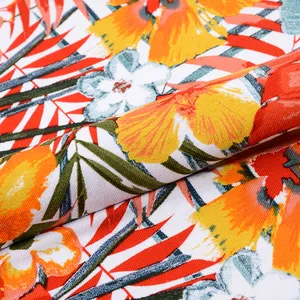 New Products Wholesale Smooth Fashion Floral Digital Print Fabric