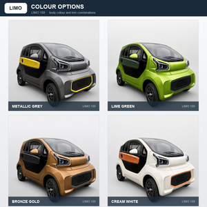 Microcoche Eléctrico con Certificación Europea, Mini Vehículo Eléctrico Urbano <span class=keywords><strong>LIMO</strong></span> para Zonas Turísticas, Calidad de Exportación Estándar - Product Image 6