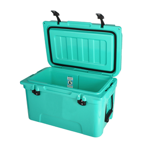 Commercial Grade 65QT Wheeled Rotomolded PE <strong>Ice</strong> <strong>Box</strong> <strong>Cooler</strong> with Thermal Drain Plug for Fishing Wine Food Storage - Product Image 5