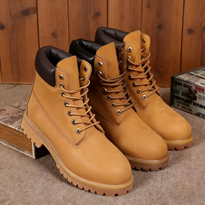 <span class=keywords><strong>Stivali</strong></span> da <span class=keywords><strong>Cowboy</strong></span> Personalizzati da Uomo con Punta Rotonda, <span class=keywords><strong>Stivali</strong></span> di Sicurezza in Pelle con Fodera in Camoscio e Chiusura a Bottone per Uso Casual - Product Image 4