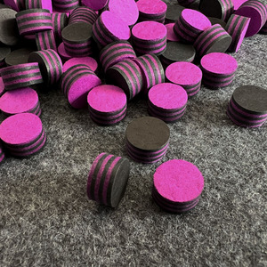 Puntas de taco de billar multicapa, estilo O'Min, de alta elasticidad y durabilidad para tacos de snooker de eje pequeño, repuesto para billar - Product Image 1