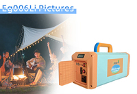 Station d'alimentation portable Eg006Li 1000W 1280Wh LiFePO4, générateur solaire, batteries rechargeables, système de stockage d'énergie