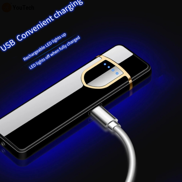 Electronic Cigarette Lighters: USB Rechargeable & Windproof Options