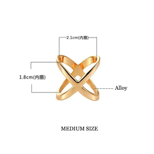 Wholesale Factory Price Fashion Silk Scarf Jewelry Accessories Gold Rose Gold Scarf Clips Ring - Product Image 5
