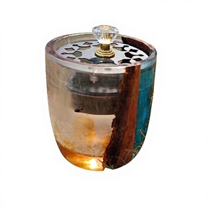 Modern Luxury Resin Bakoor Burner Artistic Design for Ramadan <b>Eid</b> Home Fragrance Collection incense mubkhr bakhoor burner - Product Image 1