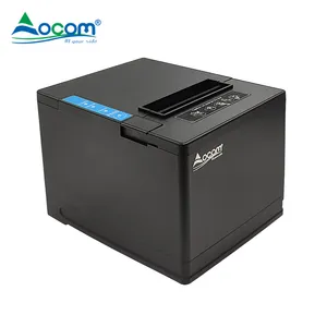 OCPP-80S Printer penerimaan termal 80MM, 3 Antarmuka Desktop atau lainnya yang dipasang di dinding dengan pemotong otomatis