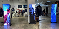 Pantalla LED para Interiores P1.86, Estructura de Piso y Ventana, Gabinete para Carteles Digitales, Letrero Electrónico, 800 Nits, IP31