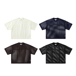 Camiseta de malla con logotipo OEM para hombre, camiseta personalizada de baloncesto para hombre, camiseta recortada cuadrada con serigrafía, camiseta de fútbol - Product Image 1
