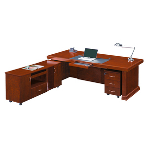 Organizador de Escritorio Modular en Forma de L de Madera Moderna de Alta Calidad Personalizado para Uso Comercial - Product Image 4