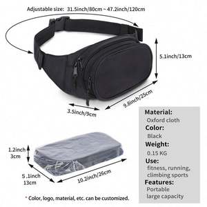 Muestra Gratuita de Riñonera Casual Ajustable, Bolso de Cintura, Bolso Cruzado - Product Image 6