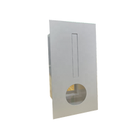 Boîte aux lettres murale extérieure en métal durable WELDON avec revêtement en poudre, installation facile pour courrier et lettres