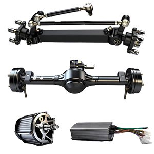 Essieu <span class=keywords><strong>avant</strong></span> pour voiture électrique 4 roues IP55 Étanche Rickshaw électrique Tricycle <span class=keywords><strong>Moteur</strong></span> d'entraînement 48V/60V 3500RPM 100 20A - Product Image 1