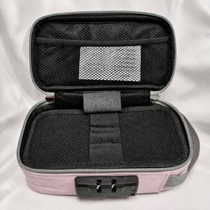 Sac de rangement étanche et anti-odeur grande taille pour tabac et herbes, avec fermeture éclair, logo personnalisé et serrure, pour outils de fumeur - Product Image 2