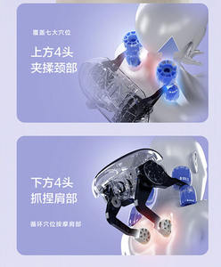 Penjualan terlaris JICHUANG GH-P8 Shiatsu elektrik cerdas leher bahu belakang/pinggang pijat Acupoint <span class=keywords><strong>Roller</strong></span> 5V memijat - Product Image 2