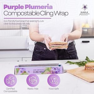 Film alimentaire compostable avec coupeur intégré, emballage alimentaire biodégradable et écologique - Product Image 5