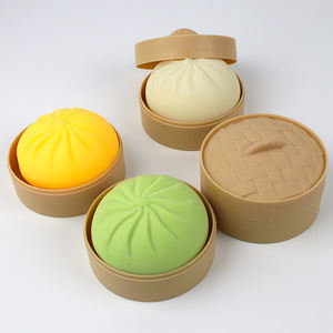 Juguete Antiestrés de Dumplings Blandos, Elásticos y Rellenos, Pequeños Bollos al Vapor, Kit de Mochi Blando para Niños, Juguete para Aliviar el Estrés - Product Image 3