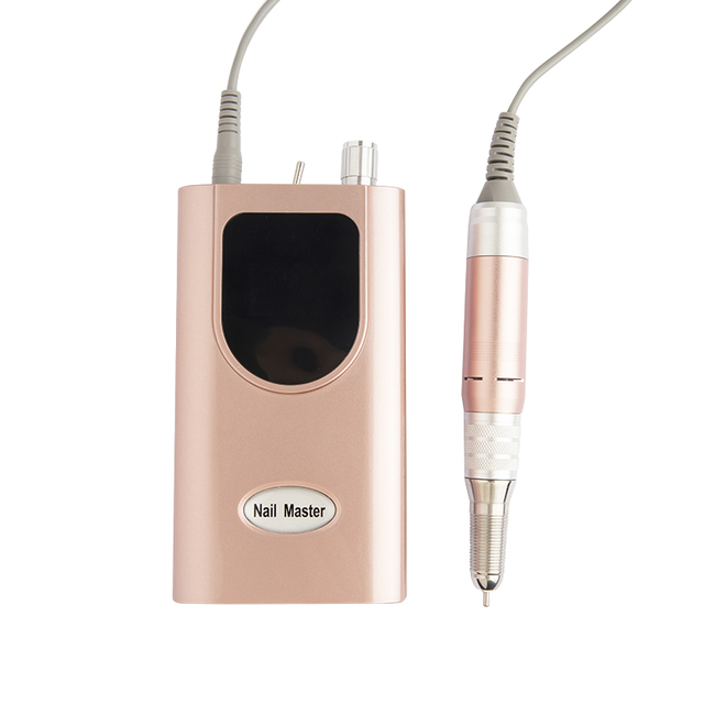 Professional 35000 RPM Rechargeable Electric Pedicure Manicure Nail File Polishing Pen Nail Drill with 6 Drill Bits