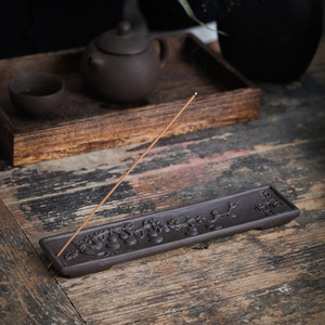 Boîte de bâton d'encens en céramique de style chinois-Brûleur intérieur en bois d'agar pour la cérémonie <span class=keywords><strong>du</strong></span> thé à la maison - Product Image 3