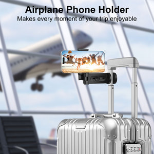 Support de téléphone essentiel de voyage; support de téléphone d'avion; support de téléphone portable de bureau; assistant de cuisine; réglage d'angle libre - Product Image 4