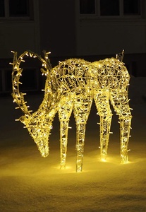 Giant Christmas Reindeer Lights Extra Large LED Deer Sculpture for City Park and Festival Landmark - Product Image 2