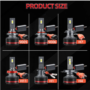 Đèn pha ô tô LED đơn M8 bằng đồng 180W 6000K ánh sáng trắng, bóng đèn LED ô tô h4, bóng đèn LED h11, bóng đèn LED cho ô tô - Product Image 5