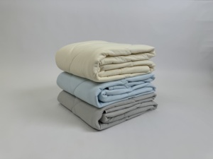 ผ้าห่มนุ่มเย็นสบาย OEM <span class=keywords><strong>QMAX</strong></span> 4.0 Cozy Bliss ผลิตจากผ้าถัก ระบายอากาศได้ดี น้ำหนักเบา เรียบลื่นดุจแพรไหม ใช้ได้ทุกฤดู ผลิตจากไนลอน/สแปนเด็กซ์ - Product Image 5