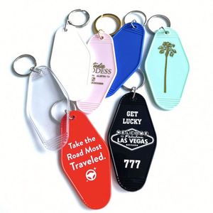 Wholesale <b>Custom</b> Retro Vintage Motel Room Keychain Bulk Sublimation Blank Keychain Hotel <b>Key</b> Holder - Product Image 3