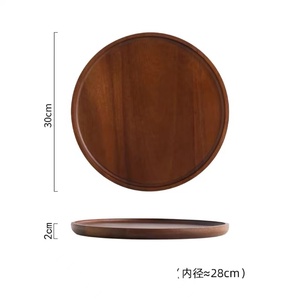 Plateau de service personnalisable en bois d'acacia pour la cuisine, la maison ou l'hôtel, style classique, <span class=keywords><strong>vaisselle</strong></span> pour les fêtes ou le service de nourriture - Product Image 6
