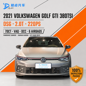 Voiture d'occasion Golf <span class=keywords><strong>GTI</strong></span> 380TSI DSG 2.0T 220PS 7DCT berline 2021, transmission VAQ, suspension DCC, 6 airbags, toit ouvrant panoramique, système audio Harman Kardon, conduite à gauche - Product Image 1